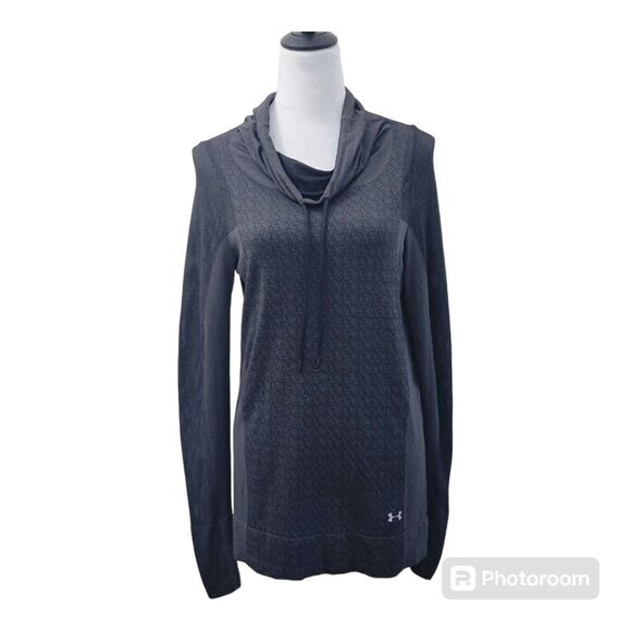 UNDER ARMOUR THREADBORNE SEAMLESS LAYER VANISH LONG SLEEVE THUMBHOLES SIZE M - Picture 3 of 9
